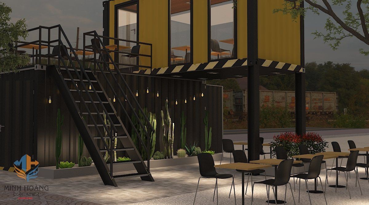 Container Cafe Ghép 20 Feet